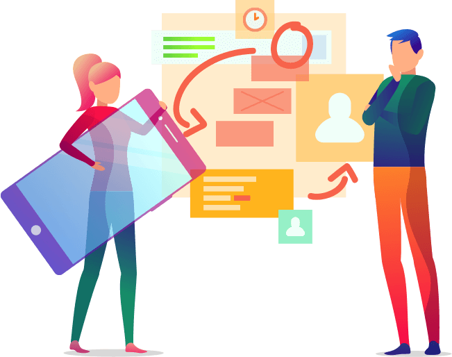 Landing app layout vector.png